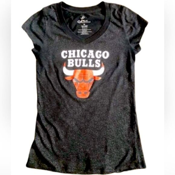 Chicago Bulls Glitter T-shirt - Picture 1 of 6